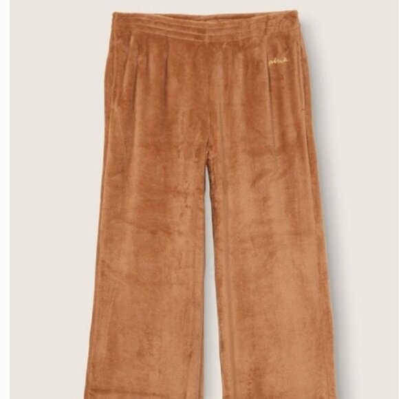 PINK Victoria's Secret Teddy Wide Leg Pajama Pants New With Tags Size XXL - Picture 2 of 5